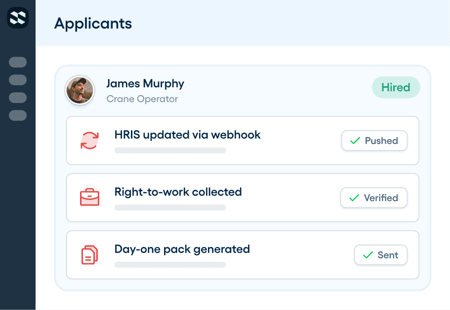 HRIS integration dashboard preview