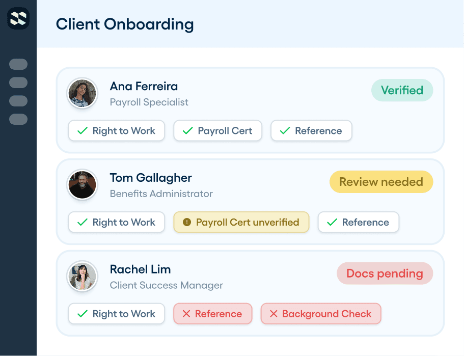 Compliant onboarding